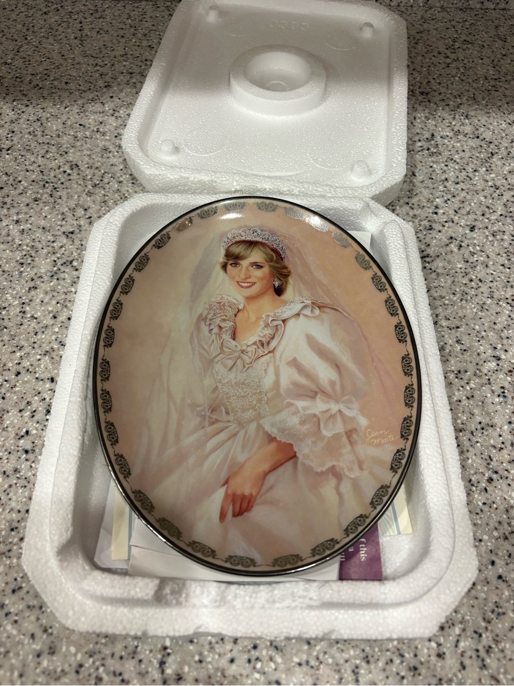 Bradford Exchange Plate DIANA:QUEEN OF OUR HEARTS “THE PEOPLE’S PRINCESS”
